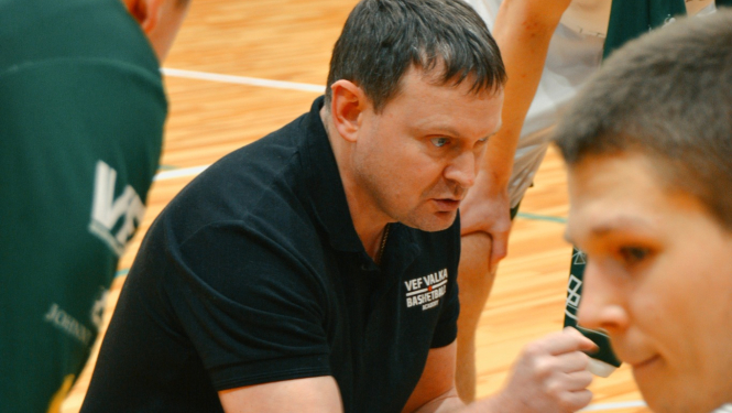 Iepazīšanās treniņi basketbolā pie trenera A.Tiniakova