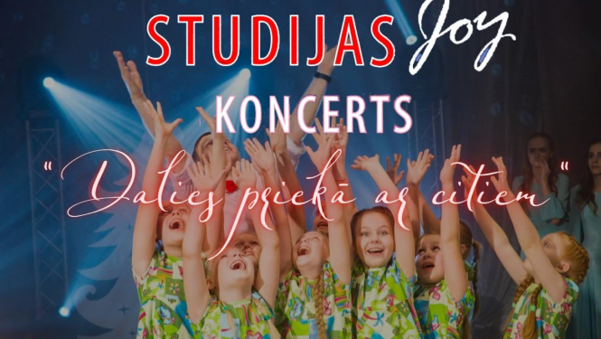 12. martā Valgā notiks Studijas JOY koncerts "Dalies priekā ar citiem"