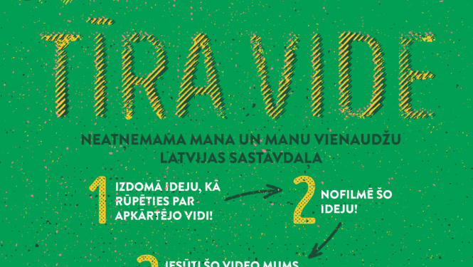 Līdz decembrim aicina skolēnus piedalīties konkursā par tīru vidi