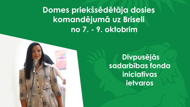 Foto: Domes priekšsēdētāja dosies uz Briseli