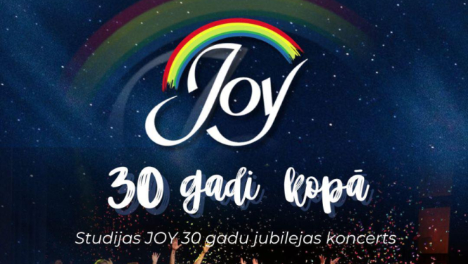 Studijas JOY mākslinieki uz skatuves