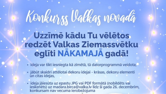 Konkurss Valkas novadā