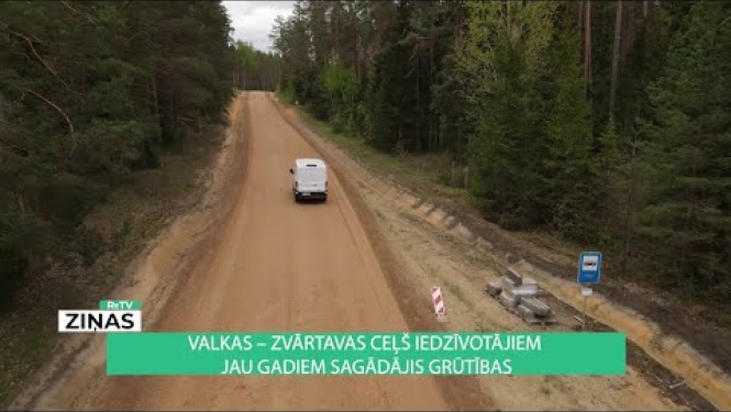 Valkas - Zvārtavas ceļš iedzīvotājiem jau gadiem sagādājis grūtības
