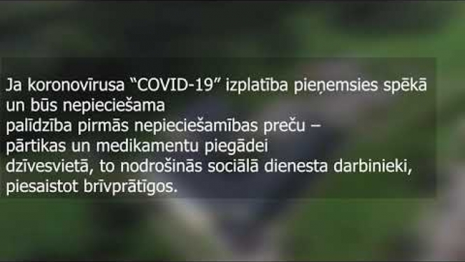 Valkas novads piedāvā pašizolācijas telpas