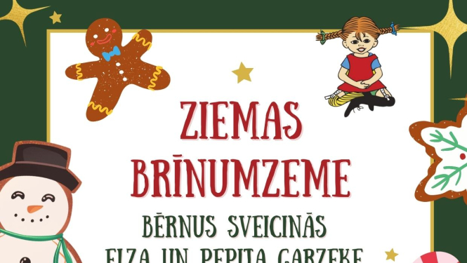 Elza un Pepija Garzeķe aicina uz lustīgo Ziemas Brīnumzemi