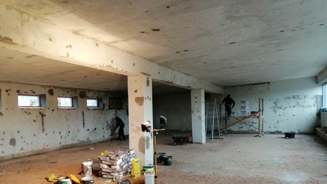 Turpinās būvniecības darbi projektā “Petanka sporta centra labiekārtošana Ērģemes pagastā”