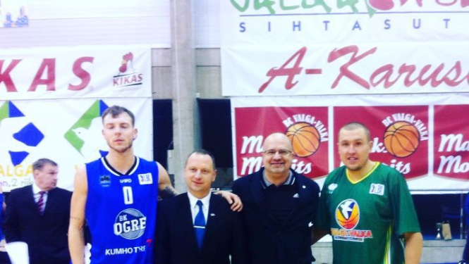 Valga Valka basketbola komandas dalībnieks Edgars Krūmiņš