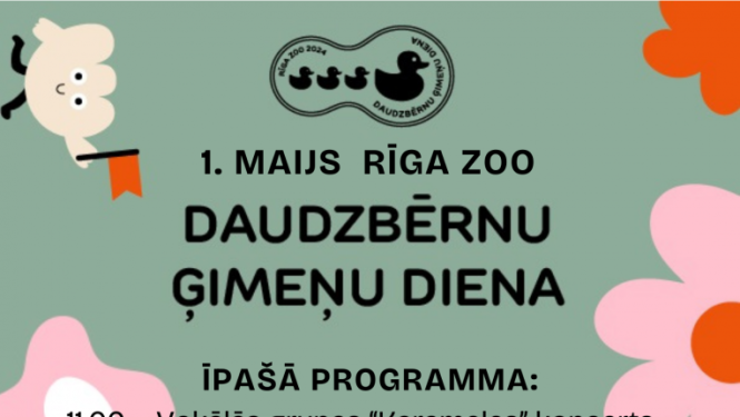 Zaļš fons ar puķēm