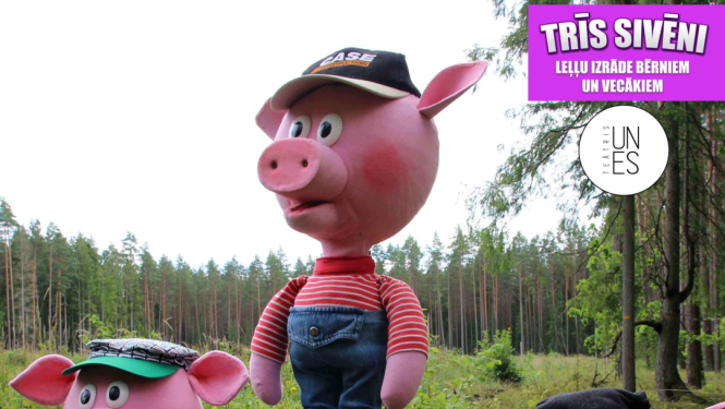 izrāde Trīs sivēni