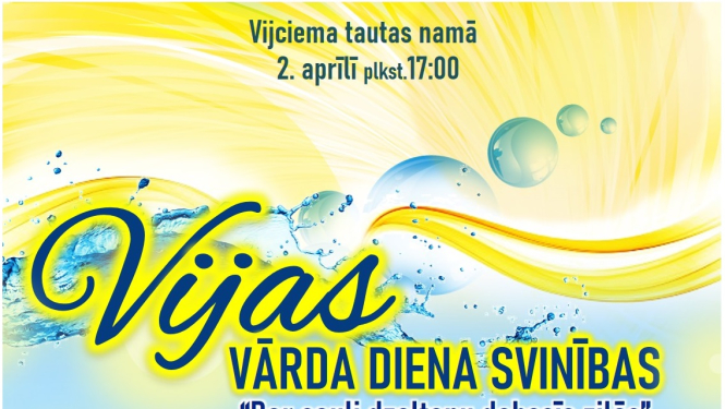 Sestdien Vijciemā atzīmēs Vijas dienu