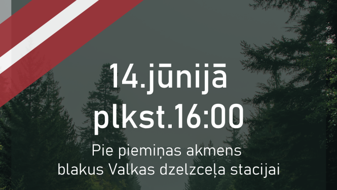 14. jūnijā komunistiskā terora upuriem veltīts atceres brīdis Valkā