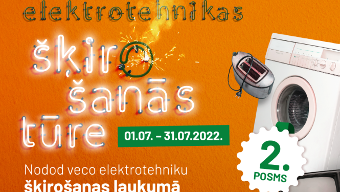 Jūlijā EKO laukumā Valkā notiks elektrotehnikas šķirošanas kampaņa