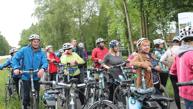 Valkas novada domes speciālisti veikuši pieredzes apmaiņas braucienu pa tūrisma maršrutu Vennbahn