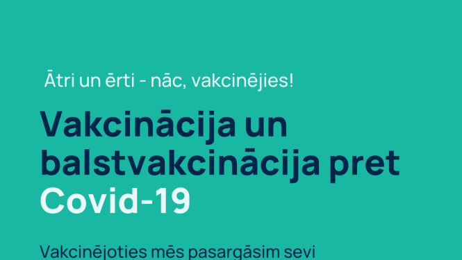 14.01. Valkā būs iespēja vakcinēties pret Covid-19