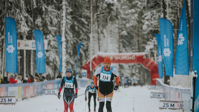 Valcēnieši pārstāv prestižo Tartu slēpošanas maratonu