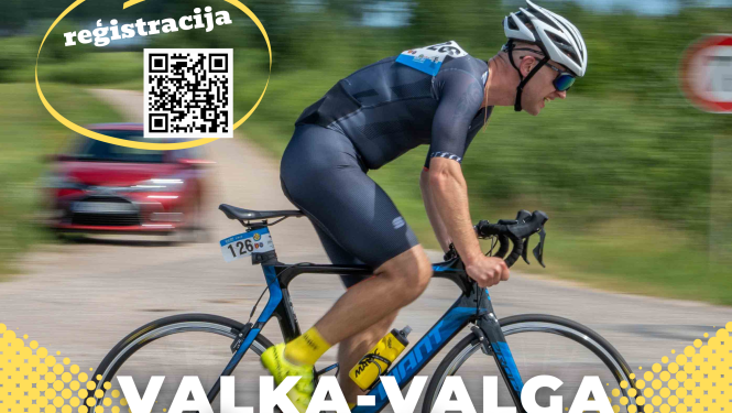 11. jūnijā norisināsies Valkas - Valgas četrcīņas 3. posms - šosejas riteņbraukšana