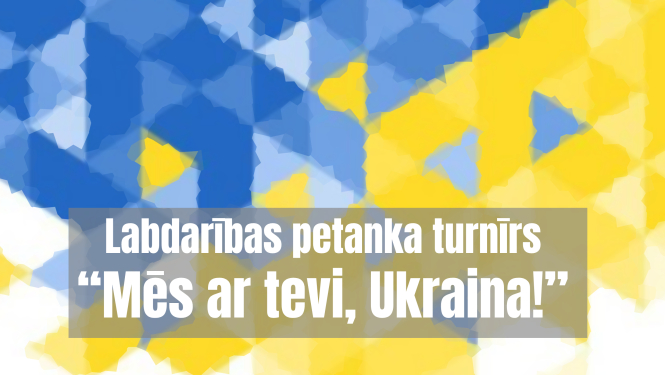 Ērģemē organizē labdarības petanka turnīru "Mēs ar tevi, Ukraina!"