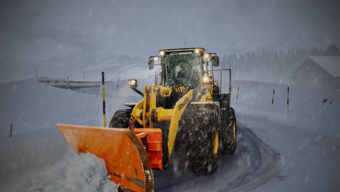 Ceļu uzturēšana ziemā Valkas novada pagastu teritorijās