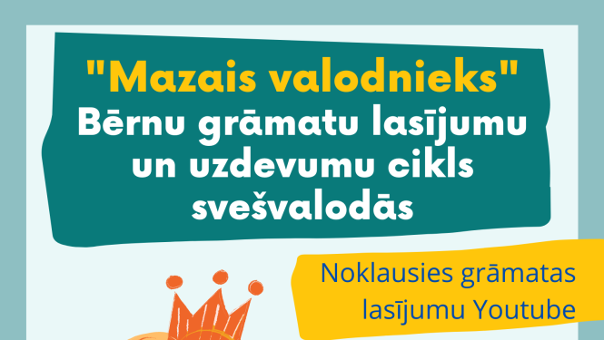 Bērnu grāmatu lasījumu cikls svešvalodās “Mazais valodnieks”