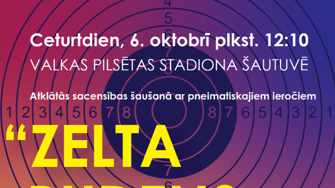 Atklātās sacensības šaušanā „Zelta rudens - 2022”