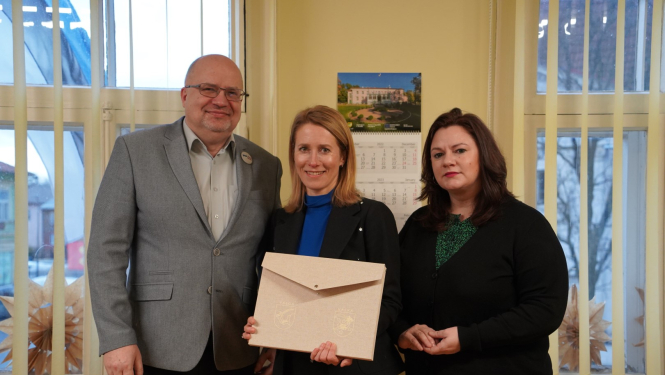 Valkas novada un Valgas apriņķa pašvaldību vadība tiekas ar Igaunijas premjerministri