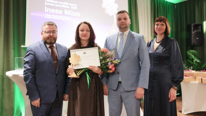 Labklājības ministrijas apbalvojums