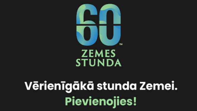 25. martā visā pasaulē atzīmēs Zemes stundu