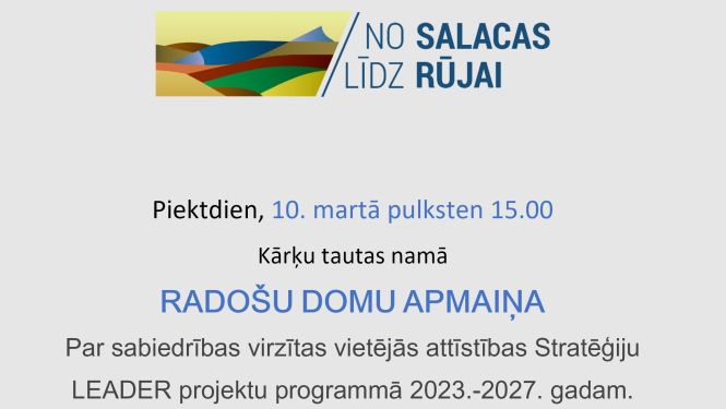 Aicina piedalīties radošu domu apmaiņā Kārķos