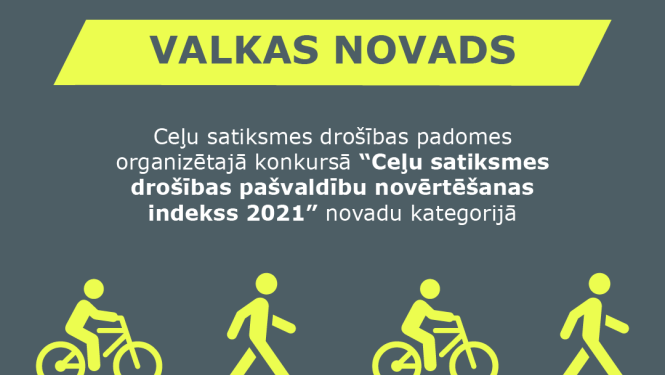 Valkas novads atzīts par ceļu satiksmei drošāko novadu Latvijā