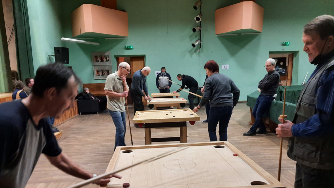 Turnas tautas namā norisinājies Ērģemes pagasta atklātā galda spēļu čempionāta 3.posms