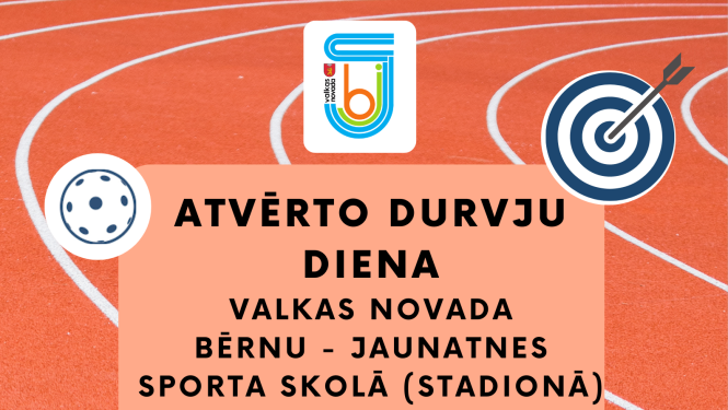7. septembrī atvērto durvju diena Valkas novada Bērnu-jaunatnes sporta skolā