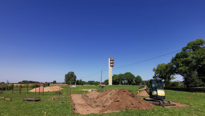 Uzsākta Sēļu ciema publiskās ārtelpas labiekārtošana