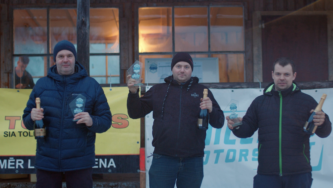 Vijciemietis Gatis Ģērmanis gūst panākumus Vidzemes Ziemas Autosprinta Kausa izcīņā