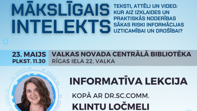 Afiša ar datumu un laiku, lekcijas tēmām