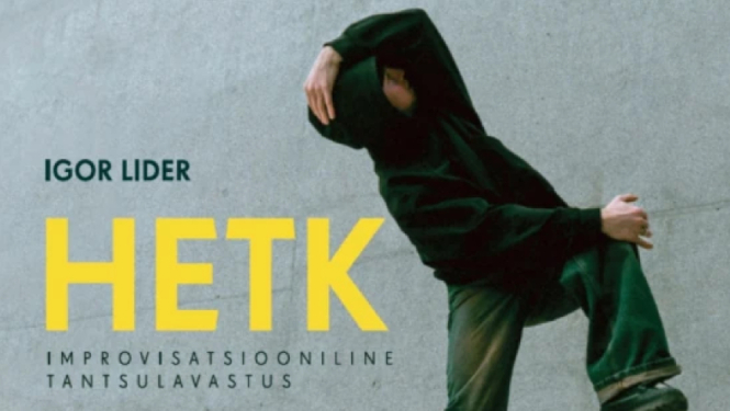 Dejotājs uz pelēka fona