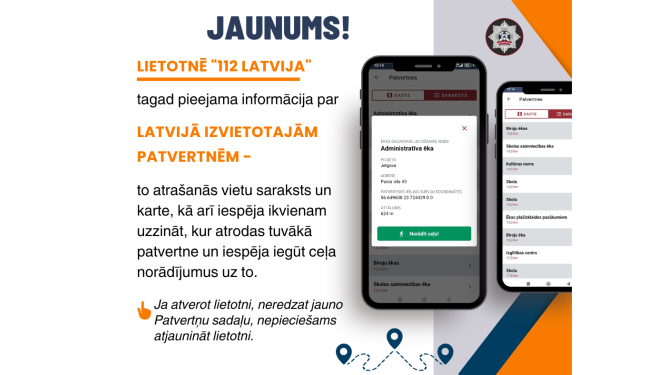 Viedais tālrunis ar atvērti 112 aplikāciju