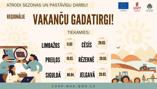 Vakanču gadatirgu vietas un laiki