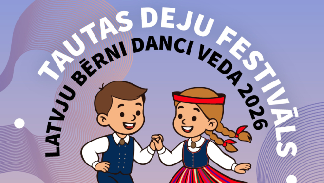 Latvju bērni danci veda