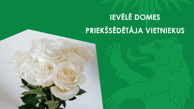 Ievēlē domes priekšsēdētāja vietniekus