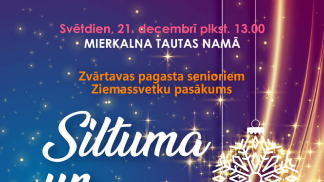 Pasākums senoriem Mierkalnā