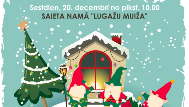 Ziemassvētku pasākums Lugažu muižā