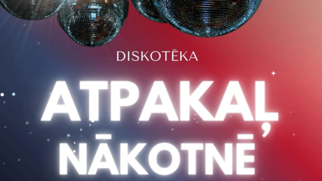 Afiša ar disko bumbām