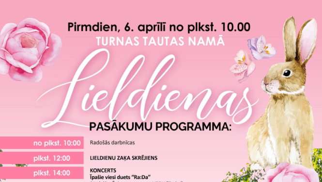 Lieldienas Turnas tautas namā