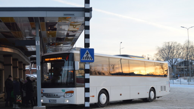 Izmaiņas autobusu kustībā no 1. janvāra