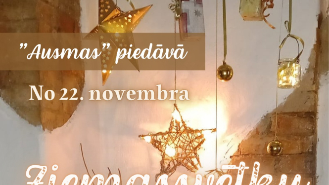 Viesu nams "Ausmas" aicina izbaudīt Ziemassvētkus noskaņu