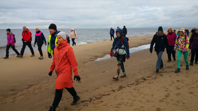 Semināra pārgājiens pie jūras