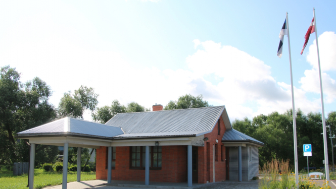 Valkas novada Tūrisma un informācijas biroja jaunā atrašanās vieta Semināra ielā 1.