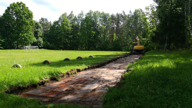 Biedrības “Turnava” projekts tiek īstenots, un būvniecības darbi norit pilnā sparā