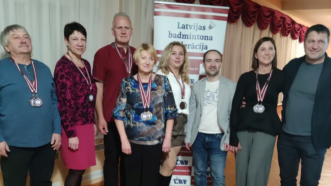 Valkas un Vijciema badmintonistu kopbilde