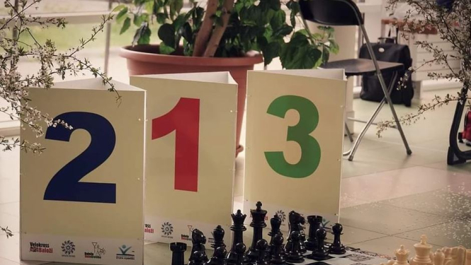 Valkas novada šahistu komanda izcīna 2.vietu Latvijas sporta veterānu pašvaldību spēlēs Baložos